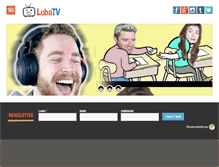 Tablet Screenshot of lubatv.com.br